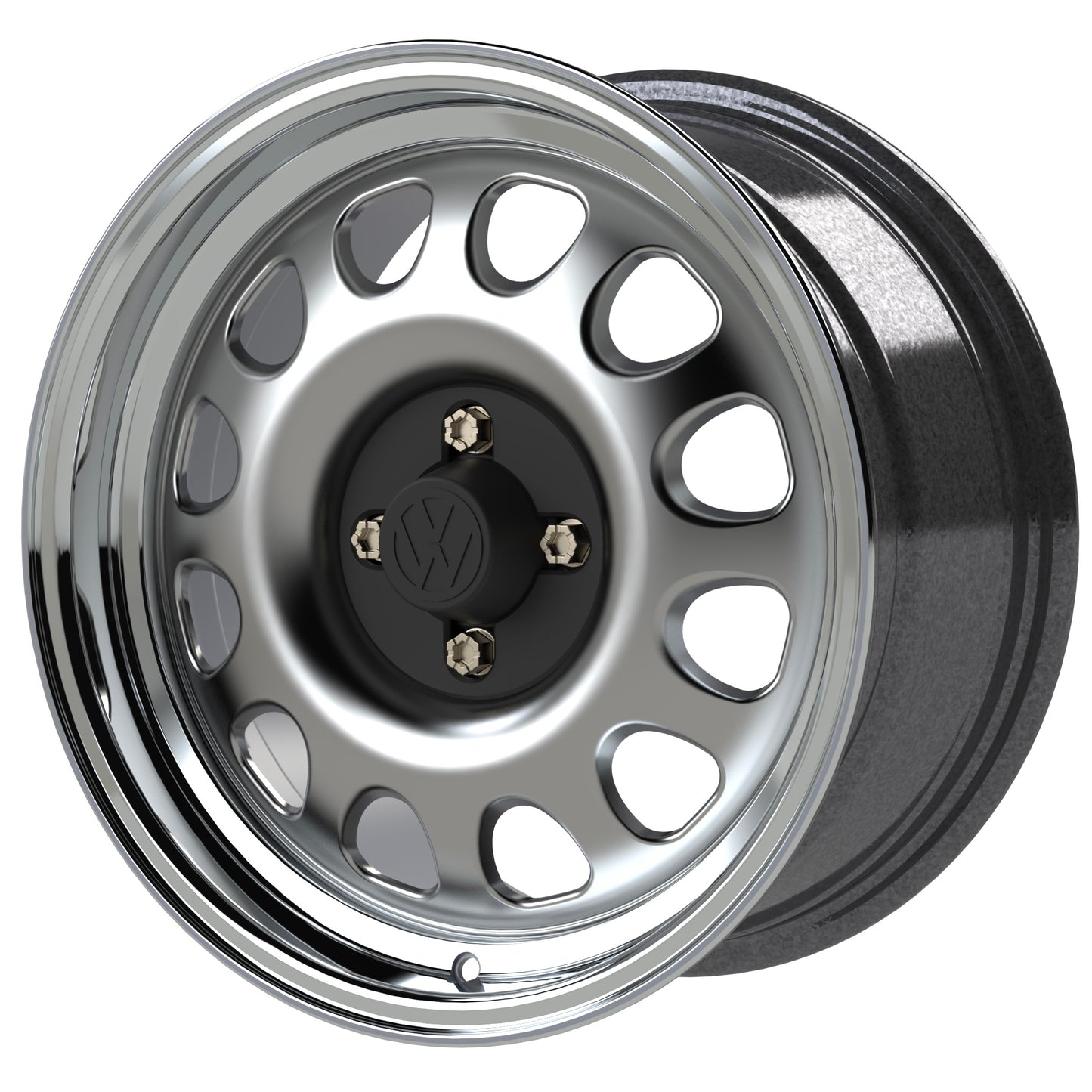 B-Star Alloy-Steel G60 Wheel - Silver w/ Diamond Polished Lip (7.5 x 16)