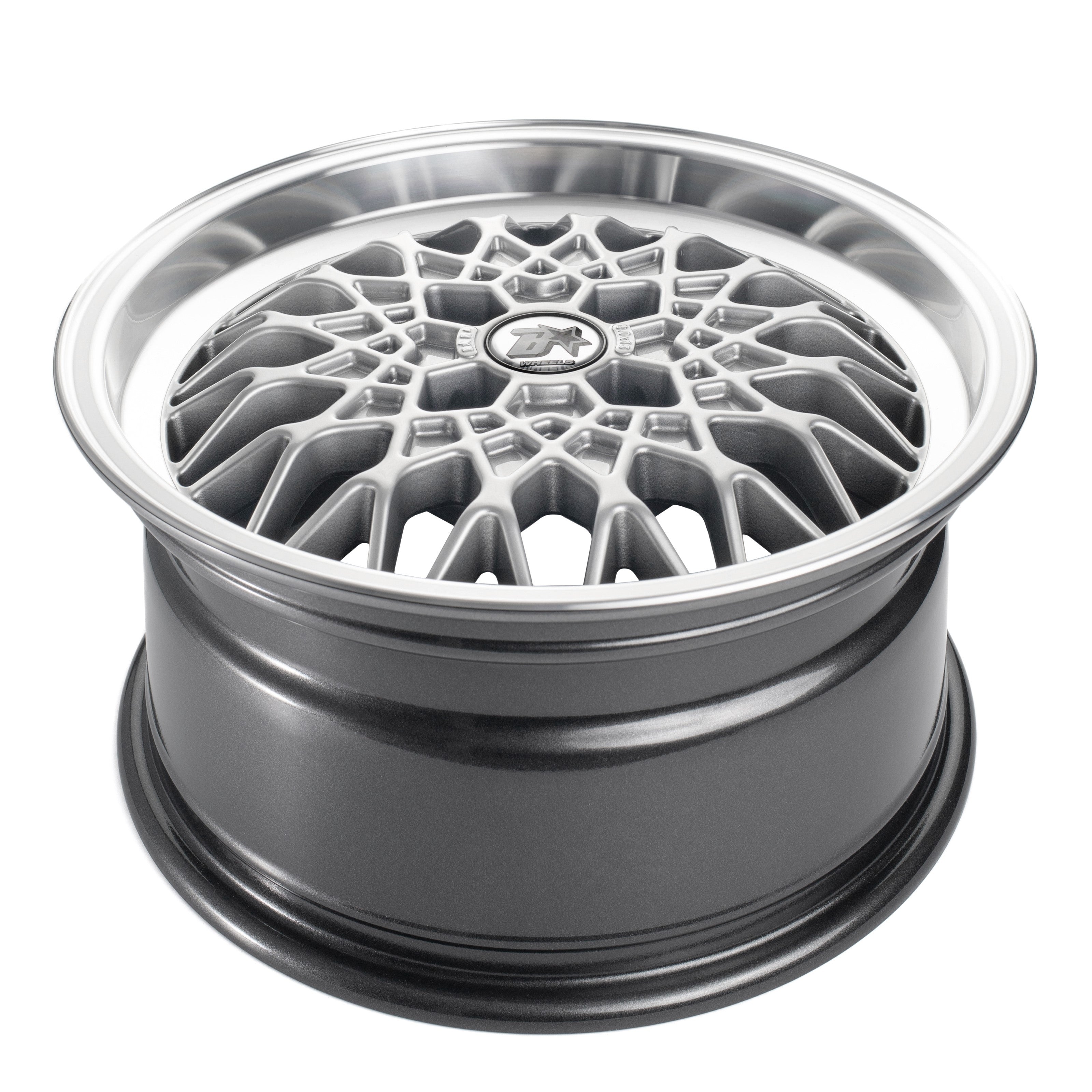 B-Star RA Wheel - Silver w/ Diamond Polished Lip (8 x 16) – B-Star Wheels