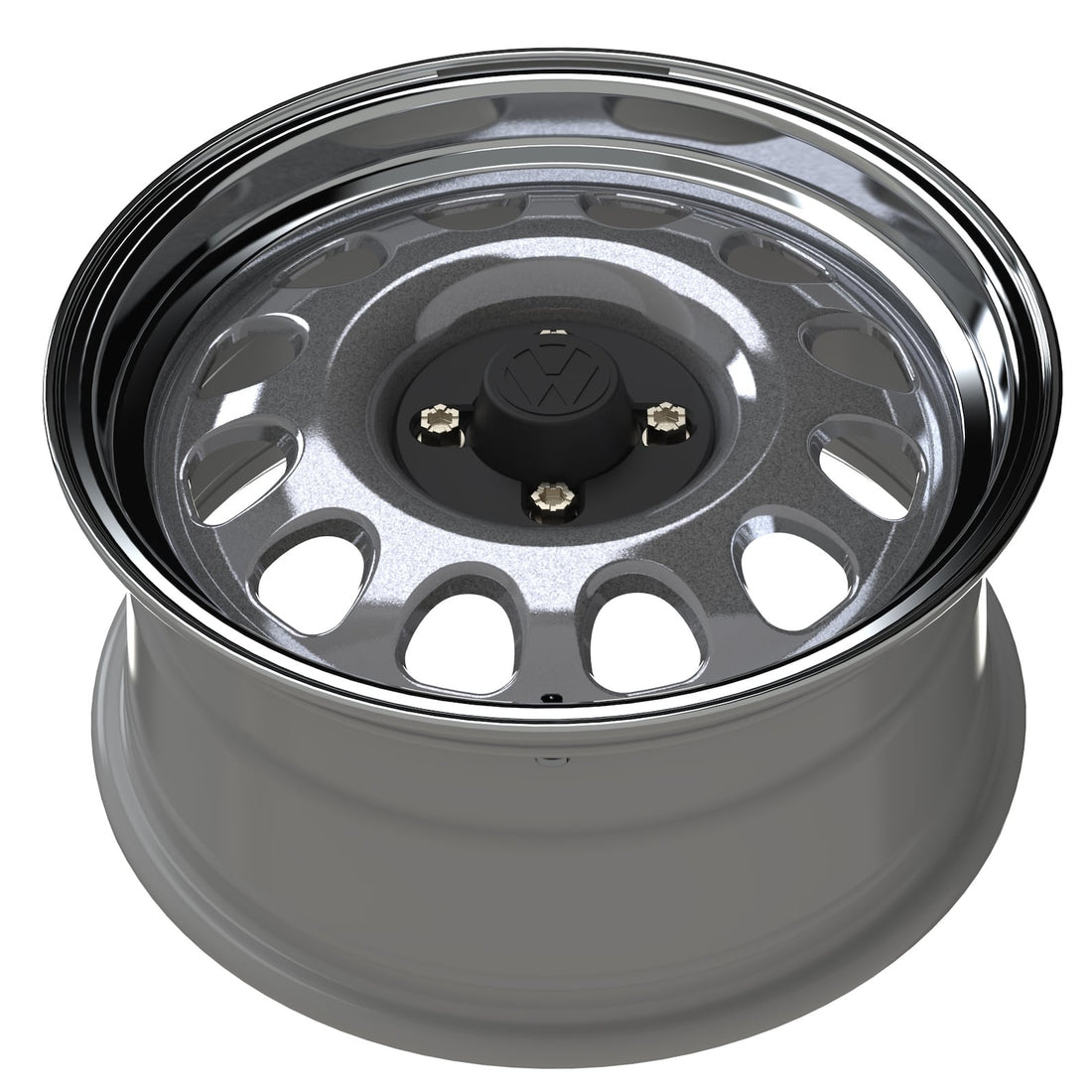 B-Star Alloy-Steel G60 Wheel - Silver w/ Diamond Polished Lip (7.5 x 1 ...